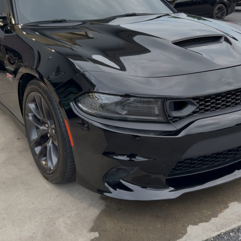 Vehicle after ceramic coating — deep, glossy finish